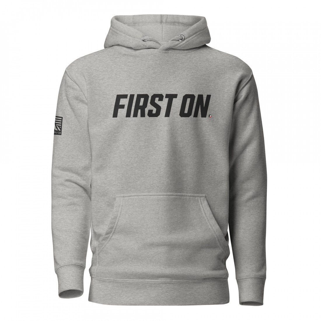 FIRST ON FLAG HOODIE