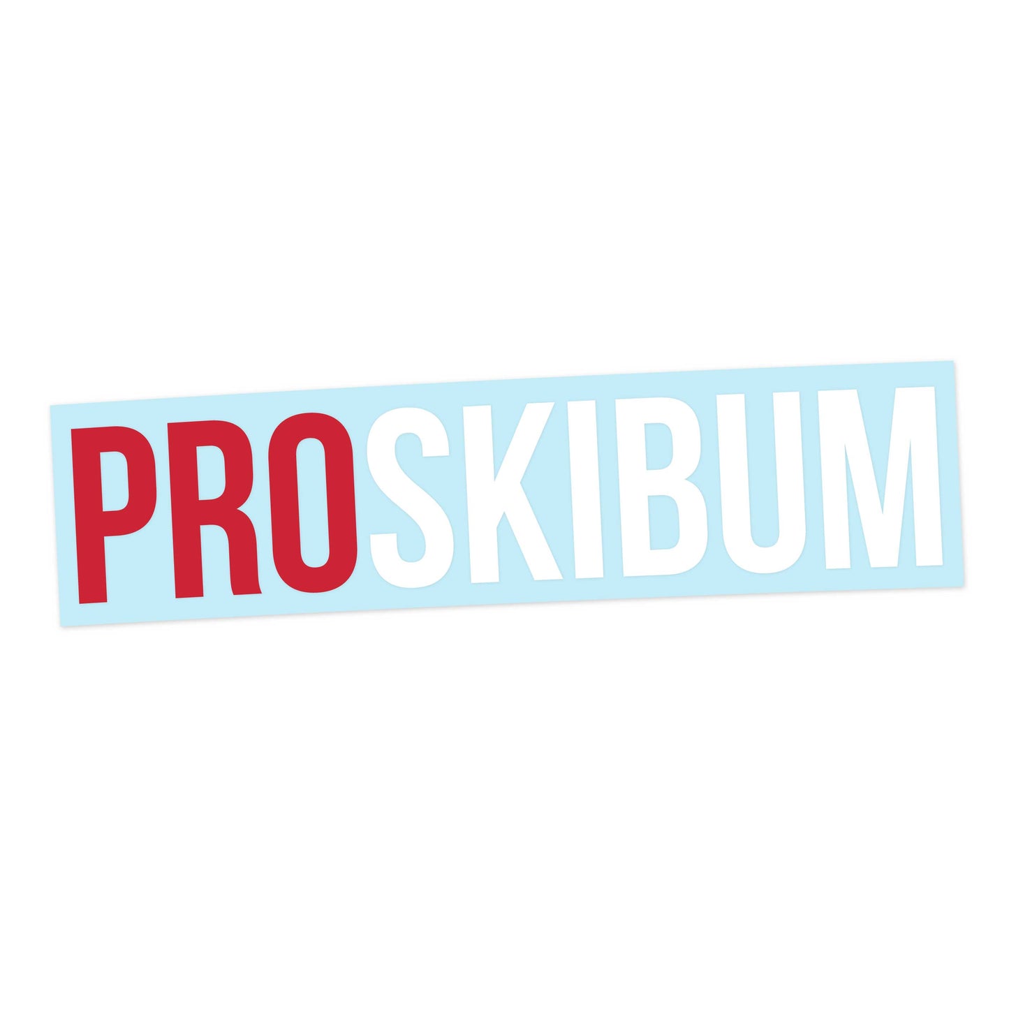 PROSKIBUM VINYL DECAL