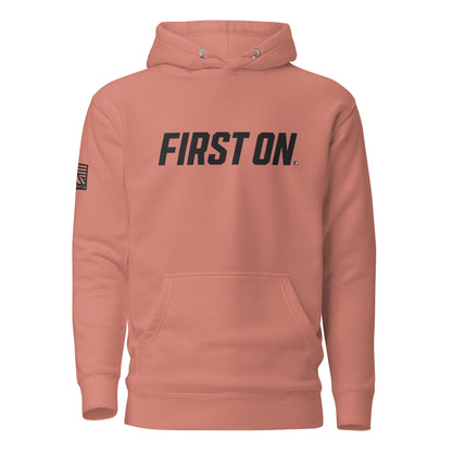 FIRST ON FLAG HOODIE